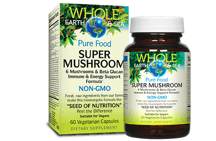 Super Mushroom WES US box bottle