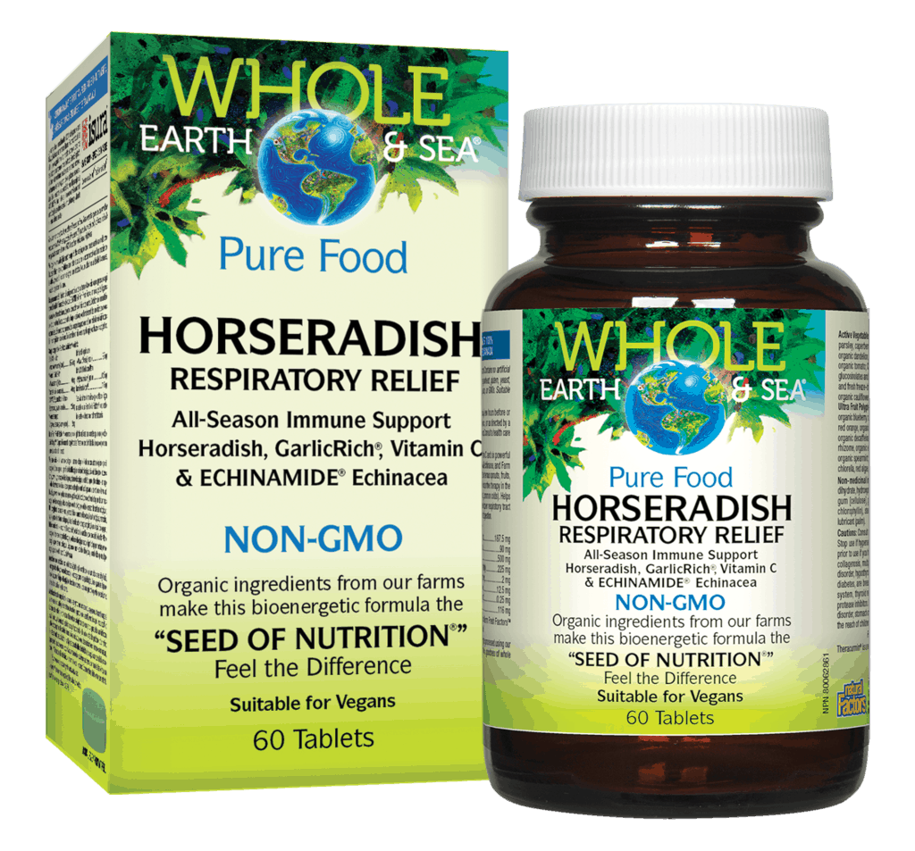 Horseradish Respiratory Support bottle & box