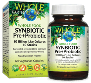 Synbiotic Pre+Probiotic bottle & box