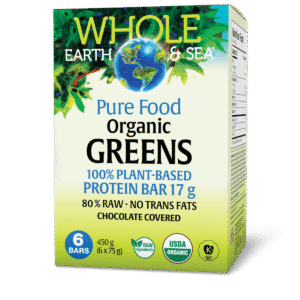 Organic Greens 100% Plant-Based Protein Bar 17 g