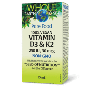 100% Vegan Vitamin D3 & K2
